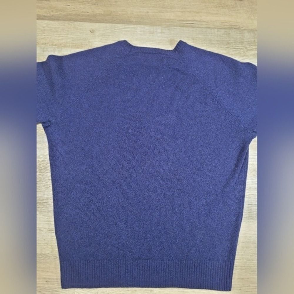 Washable Wool Brooks Brothers 346 Sweater M/ M Blue Crewneck LN - Picture 9 of 16